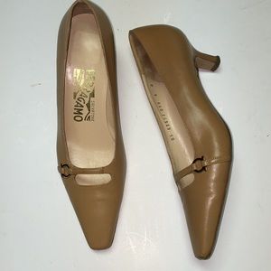Salvatore Ferragamo kitten heel shoes